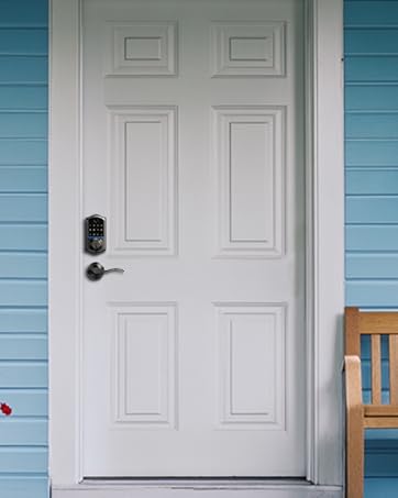 keypad door lock with handle 