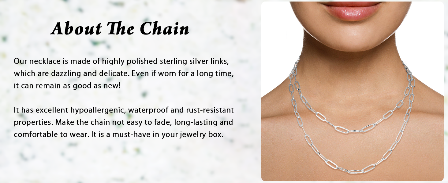 paperclip chain necklace