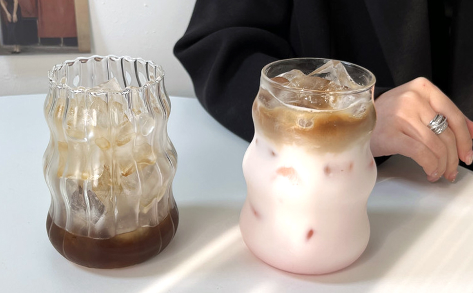 ripple glass cup