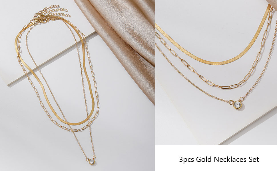 Gold Layered Necklaces