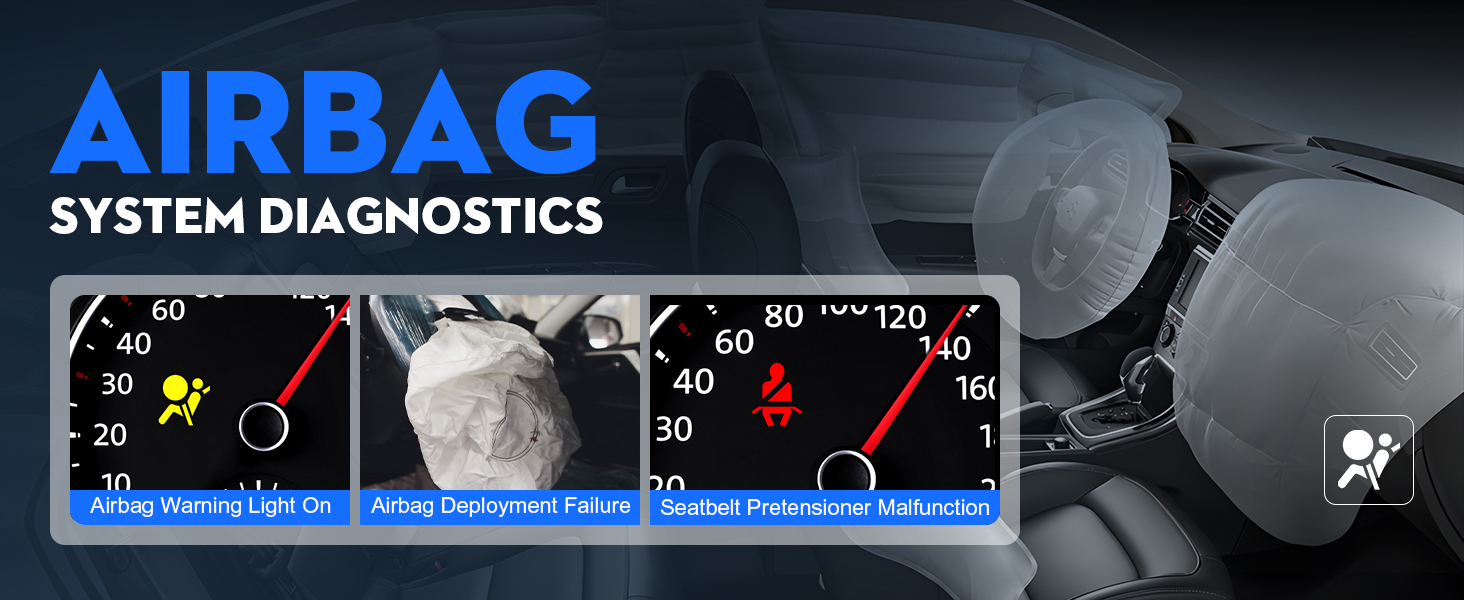 air bag airbag srs obd2 scanner scan tool car diagnostic scanner