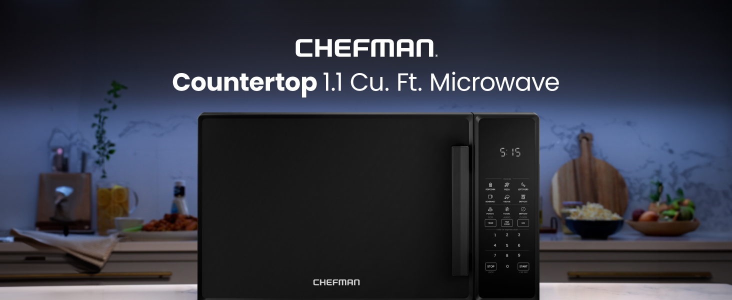 Countertop 1.1 Cu. Ft. Microwave
