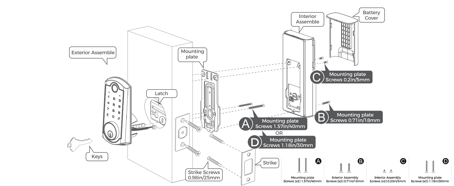 Keyless Entry Door Lock