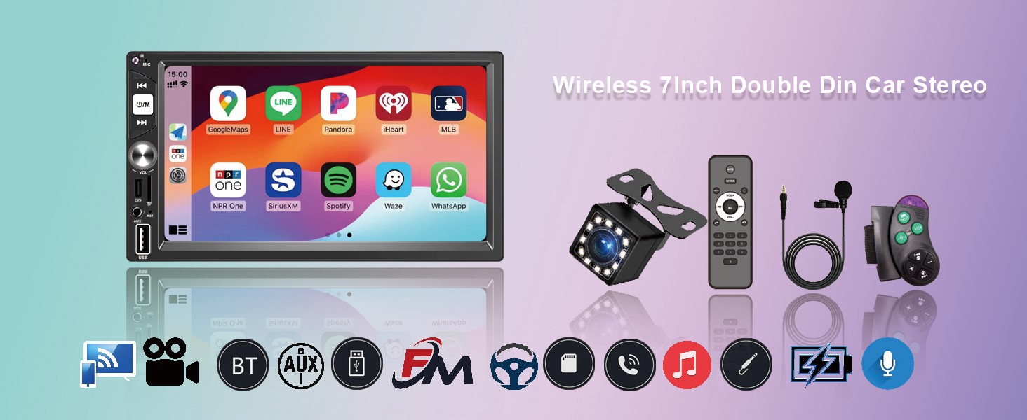 double din apple carplay