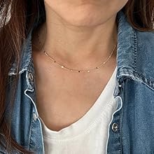 dot chain necklace