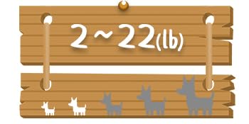 dog toys size