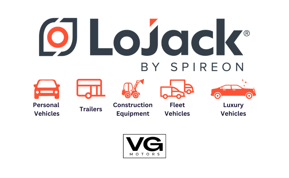 Lojack logo and vg motors logo