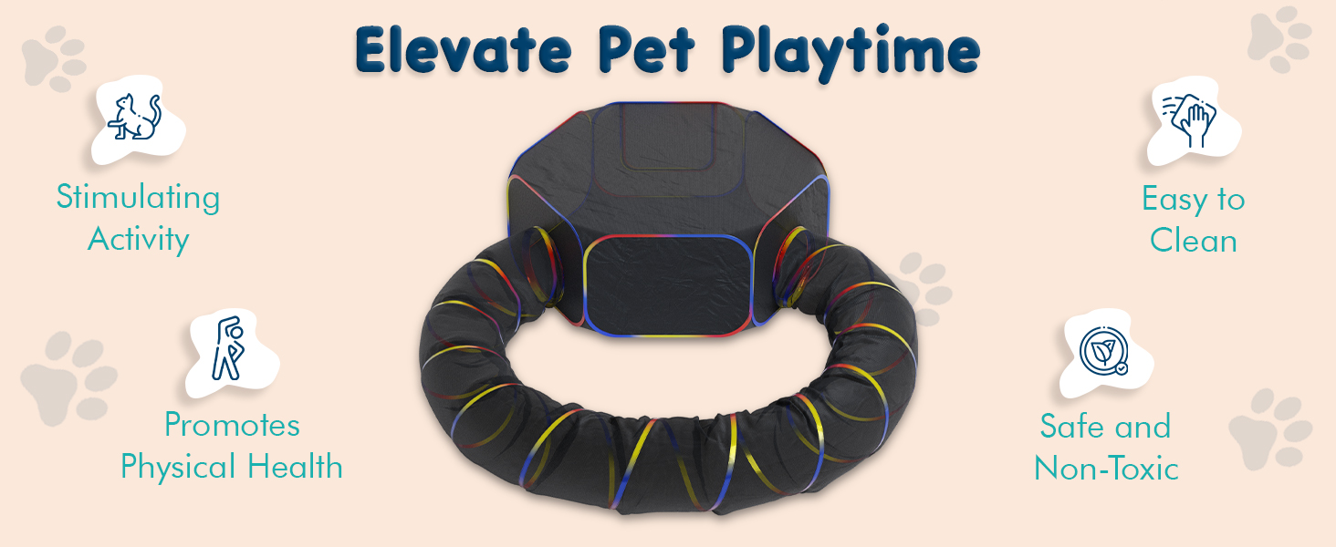 Kiddzery Pet Tunnel