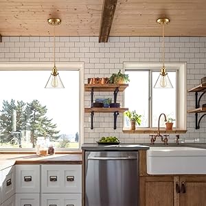 brass pendant lighting