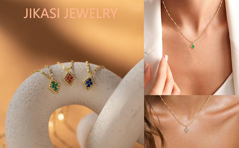 Cubic Zirconia Pendant Necklace