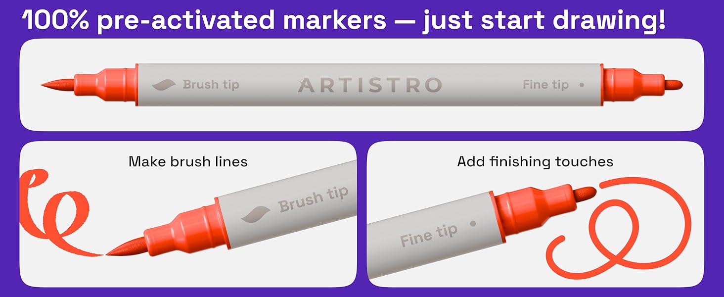 dual-tip marker