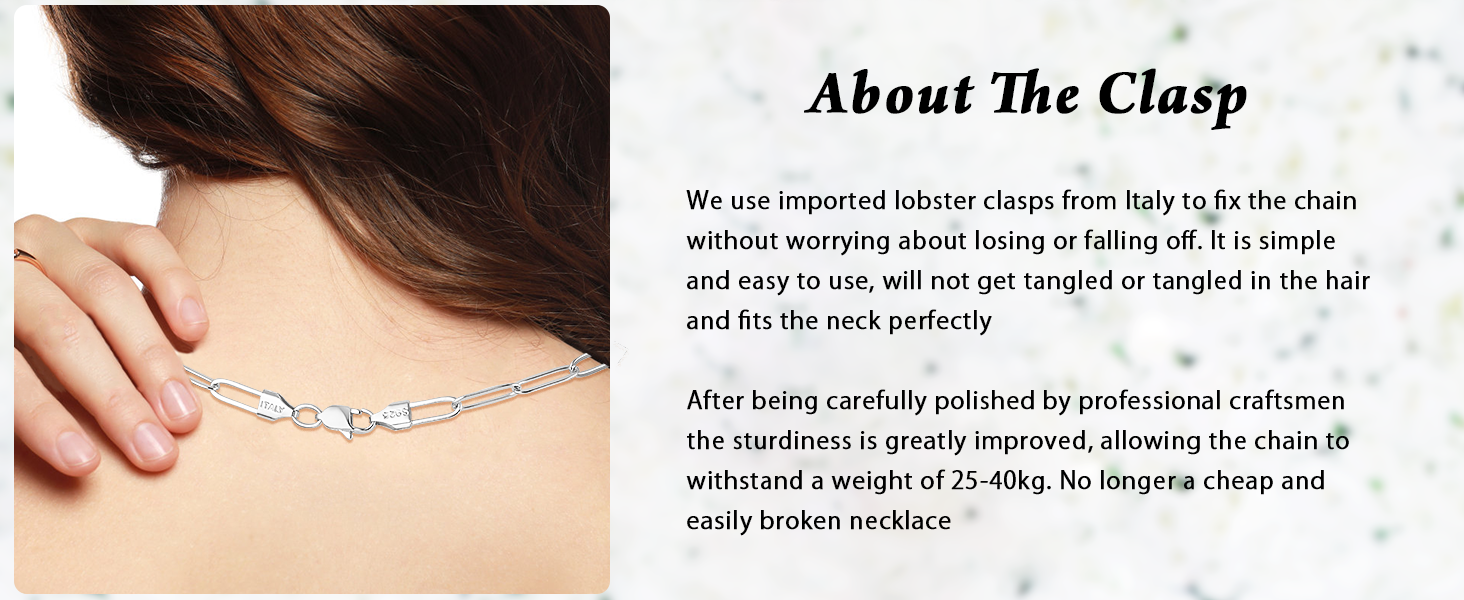 silver necklace chain
