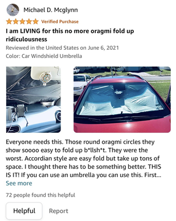 car sunshade