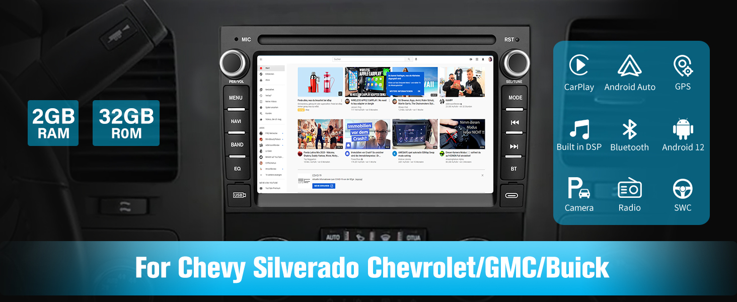 replacement radio for chevy silverado