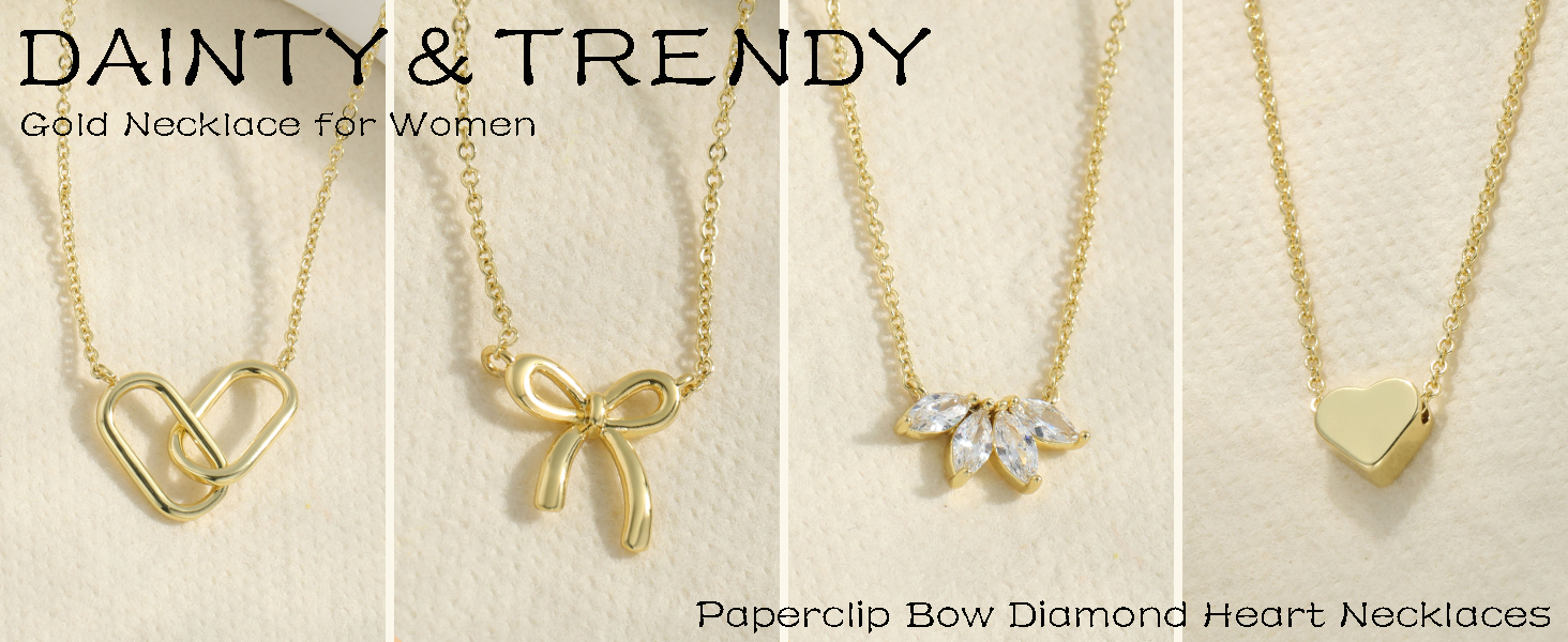 bow necklace