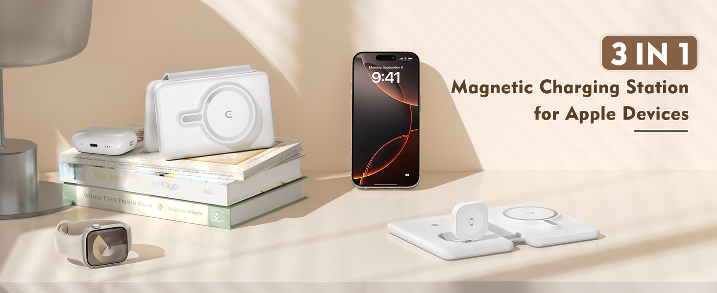 magnetic charging station