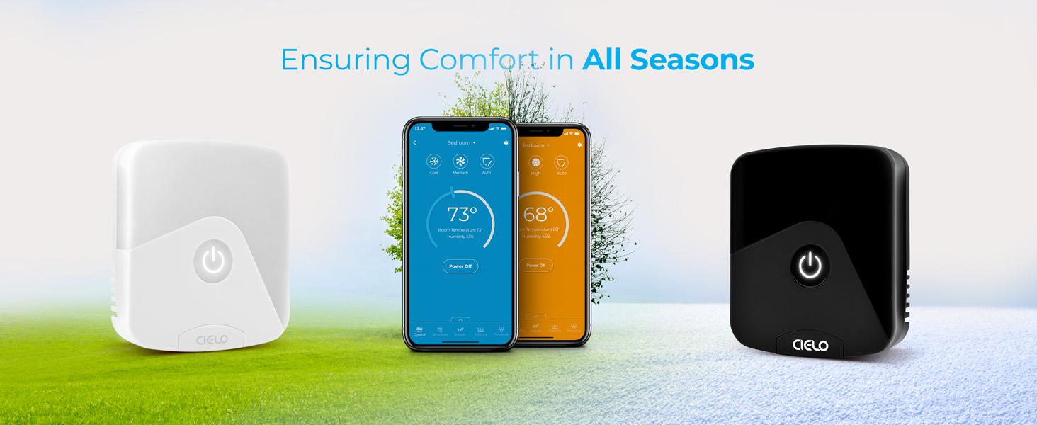 Ensuring comfort in all seasons with heat, cool, auto, dry, turbo and FP modes