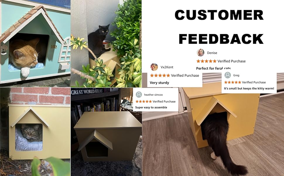 waterproof cat house