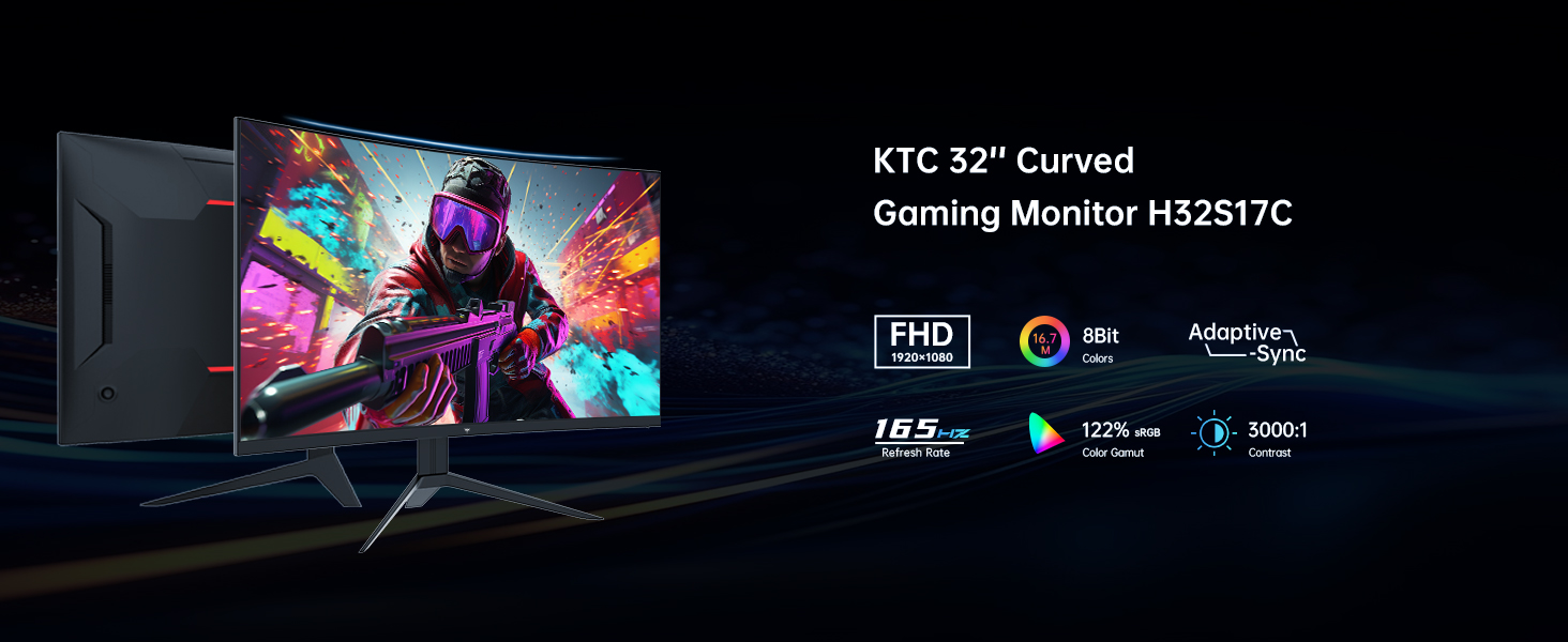 KTC 32''  Curved Gaming Monitor