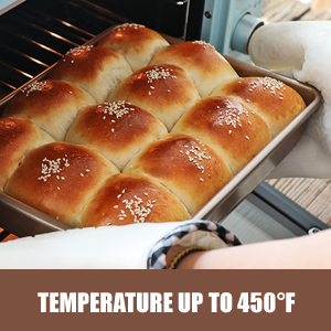 rectangle baking pans temperature