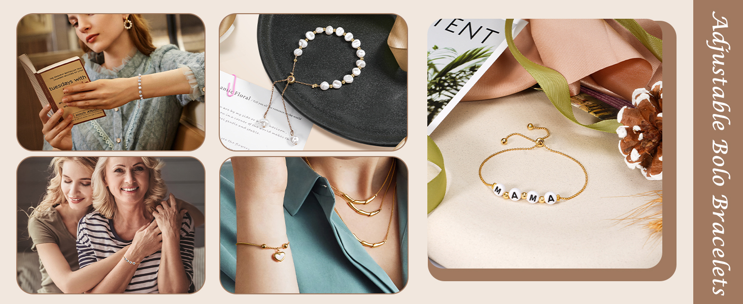 adjustable bolo bracelets