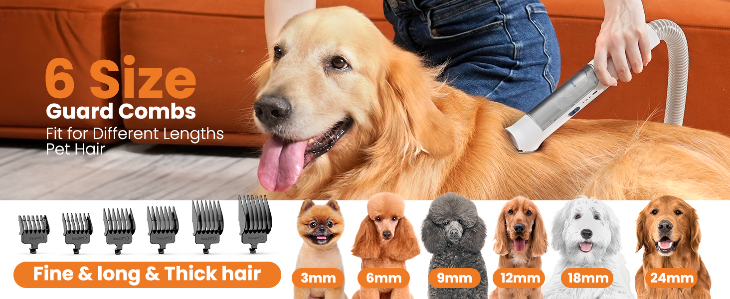 dog grooming vacuum kit
