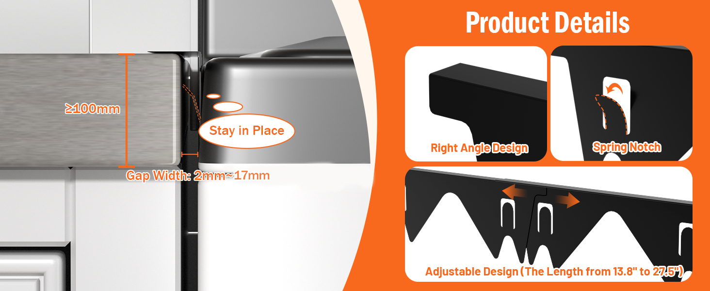 stove gap covers