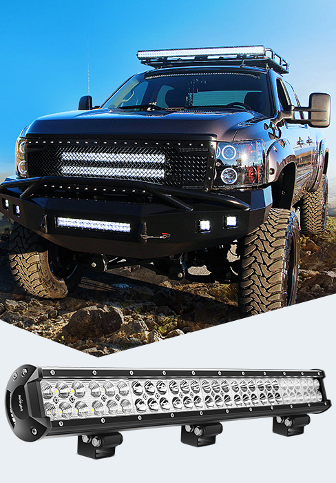 Nilight - 60007C-A 25&amp;amp;#34; 162W Led Light Bar Flood Spot Combo Waterproof Driving Lights