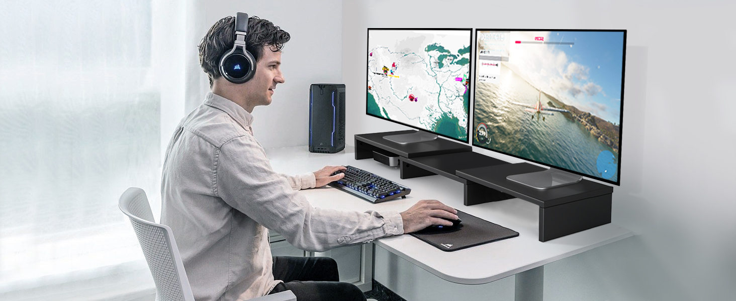 computer riser for monitor