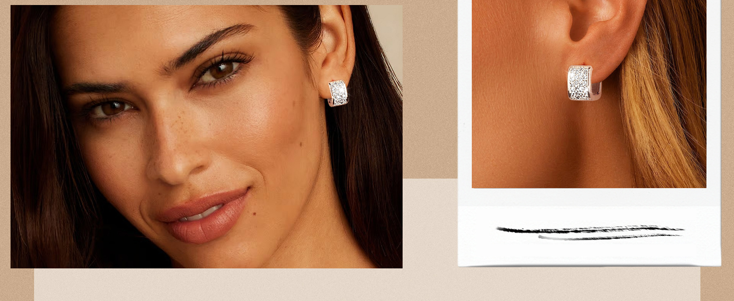 silver earrings for women