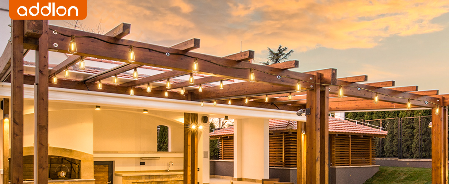 outdoor string lights