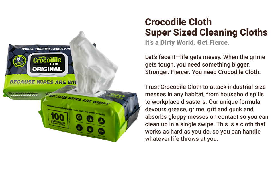 Crocodile Cloth - Super Sized Cleaning Clothes