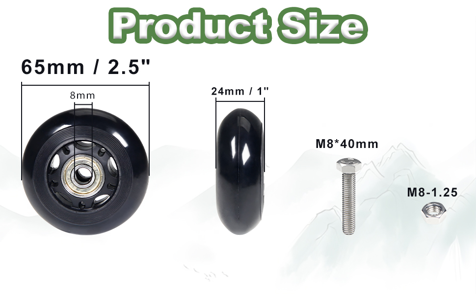 2.5“ furniture wheels-2