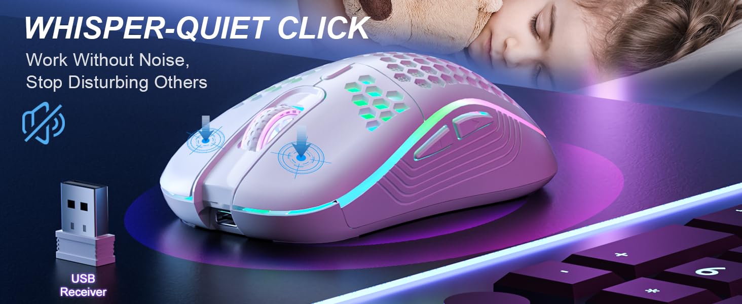 WHISPER-QUIET CLICK Work Without Noise  