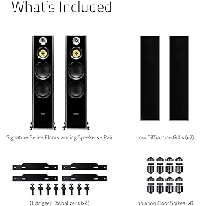 home theater system bookshelf speakers floor standing center channel  5.0