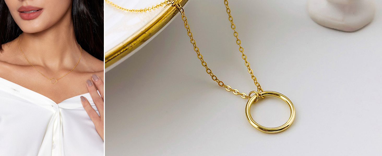 gold heart necklace