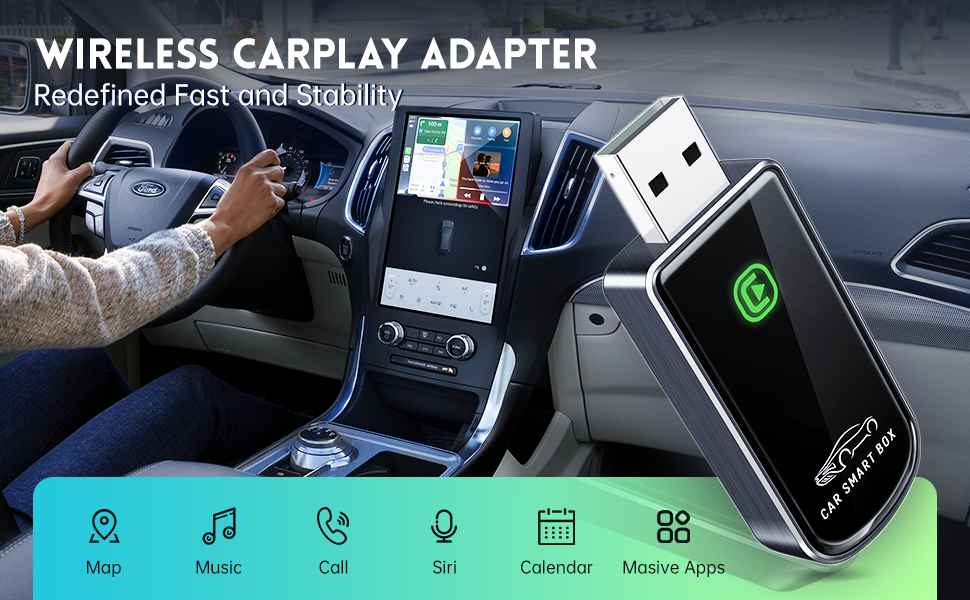 mini wireless carplay adapter
