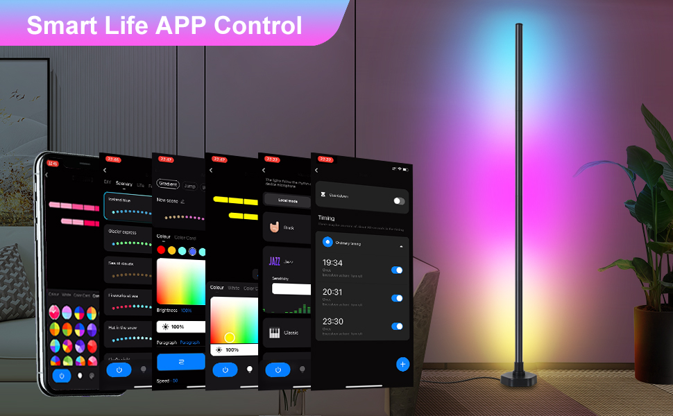 rgb floor lamp
