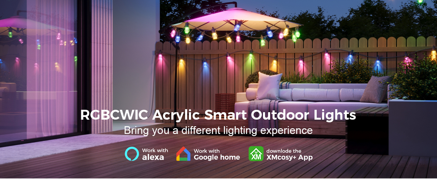 RGBCEIC Smart Outdoor Lights