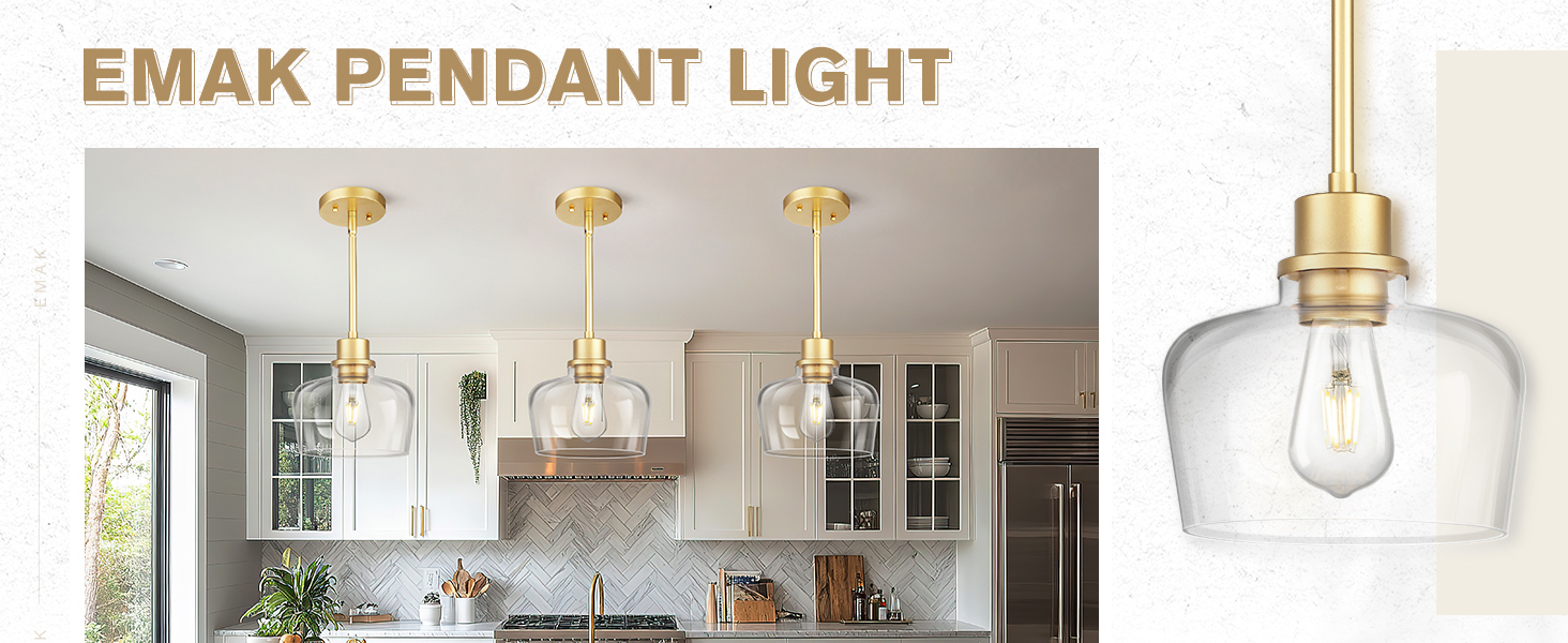 gold pendant light