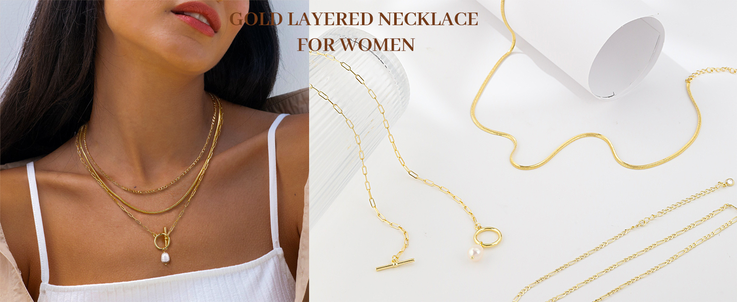 layered necklaces for women