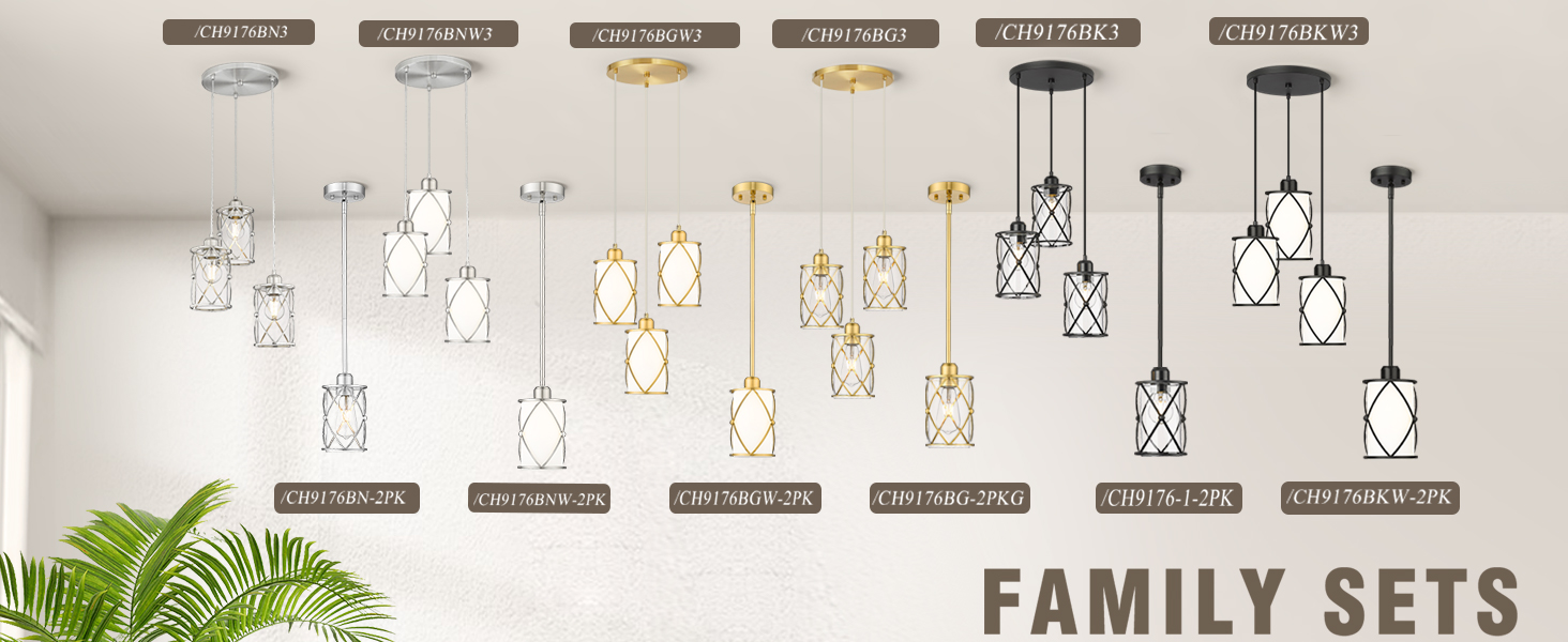 gold pendant light