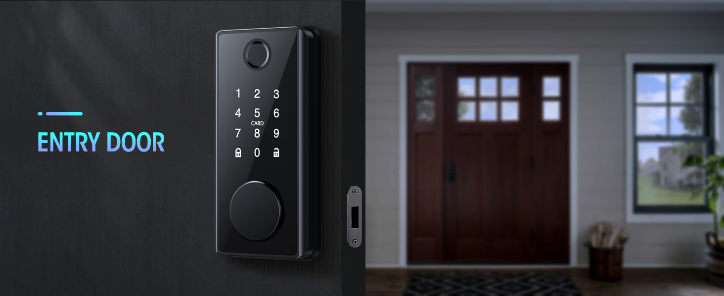 smart lock smart home door lock keyless entry door lock door locks for front door