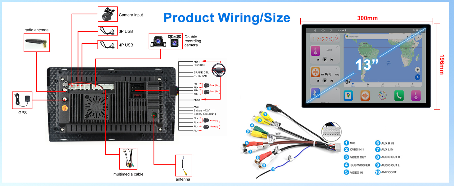 wiring diagram android car stereo big screen
