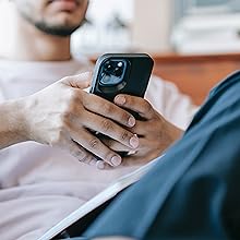 person holding phone