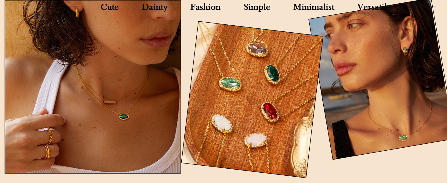 gemstone necklace
