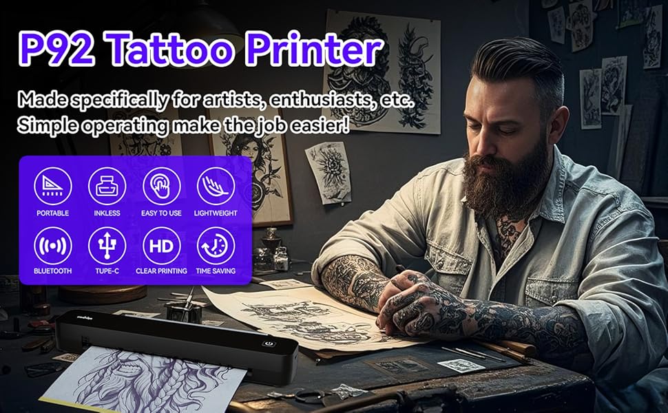 tattoo printer， tattoo kit， tattoo needles， stencil stuff