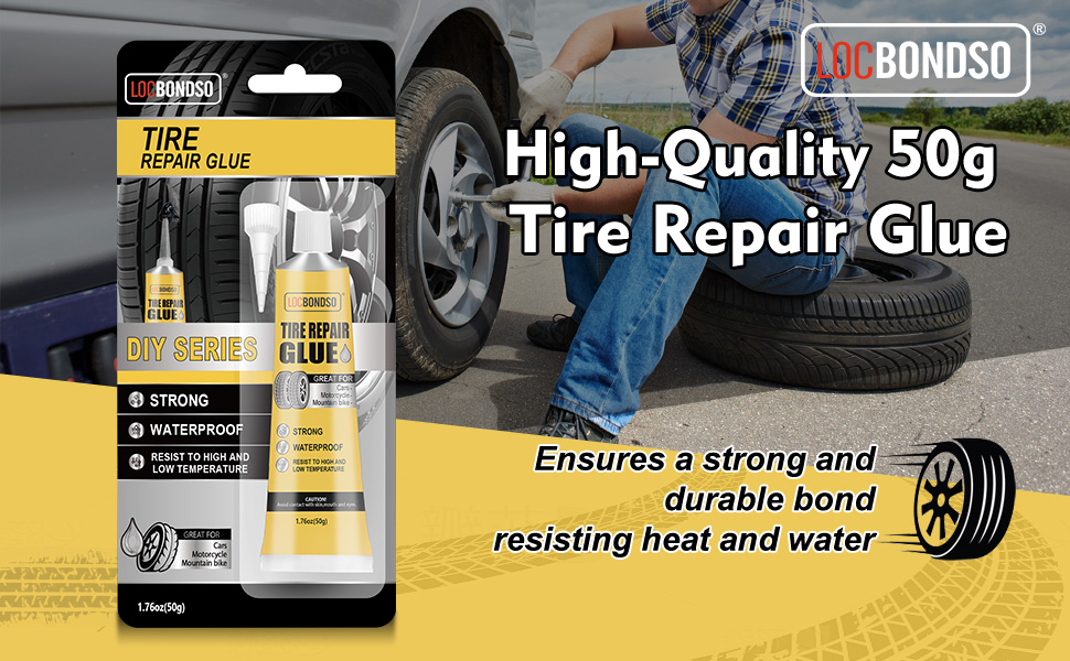 LOCBONDSO High-Quality 50g Tire Repair Glue