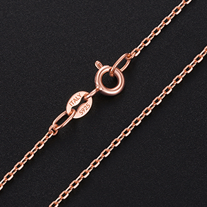 rose gold chain silver chain gold chain