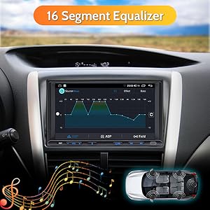 double din car stereo wireless apple carplay